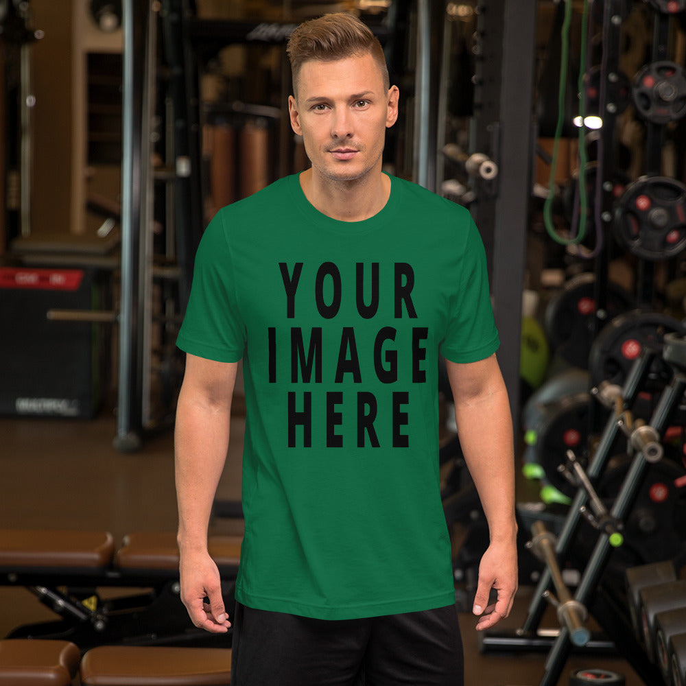 Custom Full Color T-Shirt With Your Image 12+ Colors to Choose From