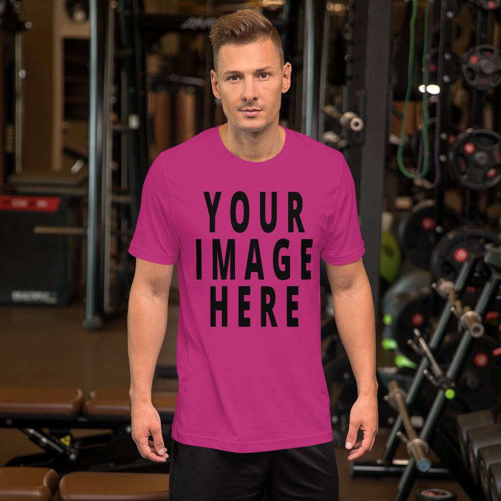 Custom Full Color T-Shirt With Your Image 12+ Colors to Choose From