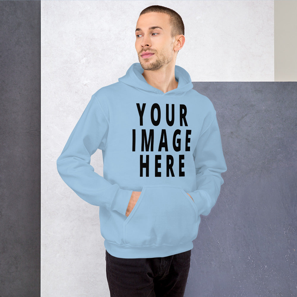 Custom Full Color Hoodie With Your Image 6+ Colors to Choose from