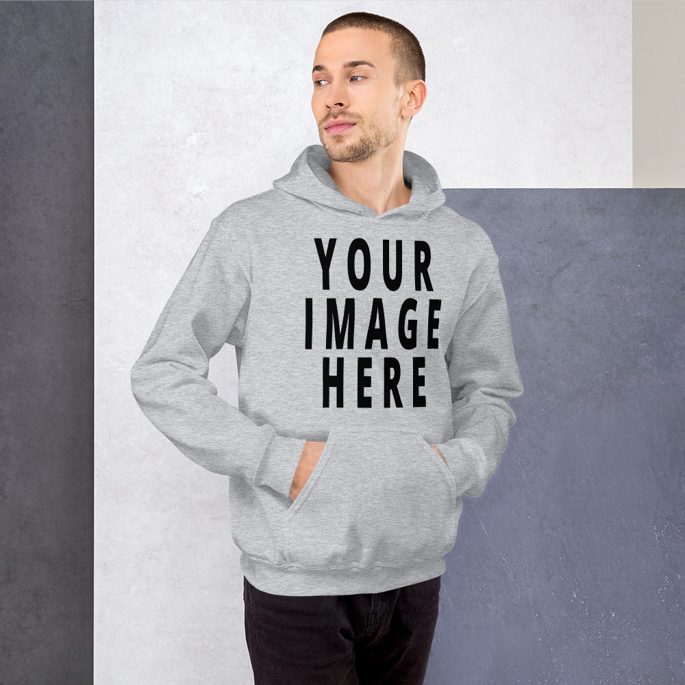 Custom Full Color Hoodie With Your Image 6+ Colors to Choose from
