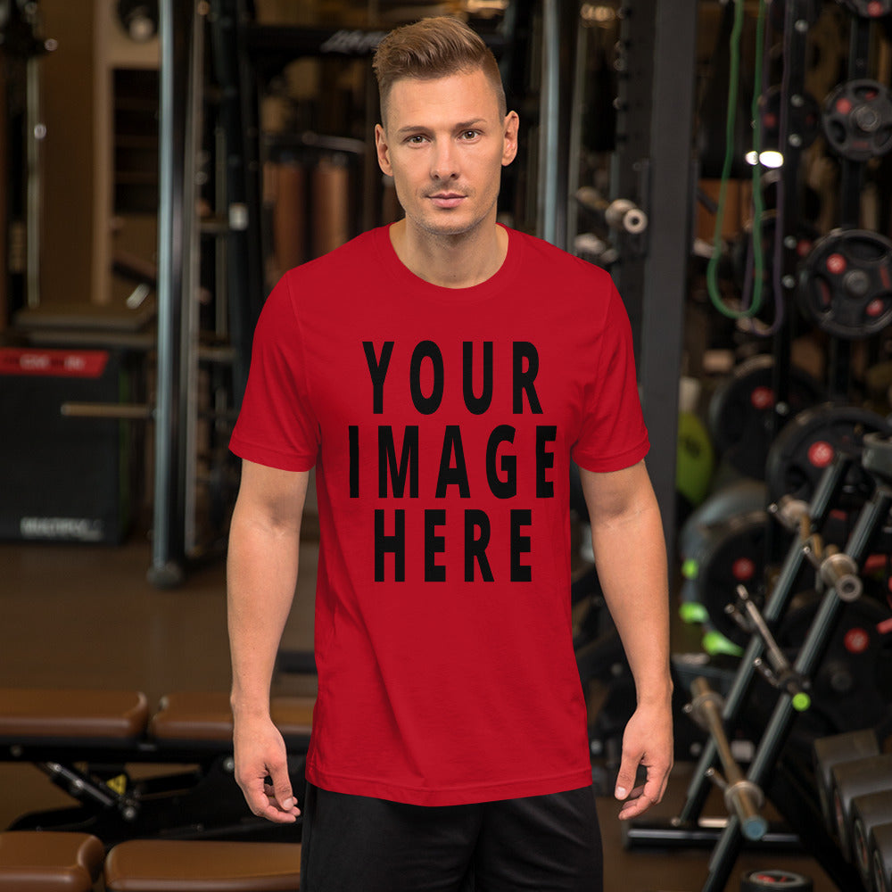 Custom Full Color T-Shirt With Your Image 12+ Colors to Choose From