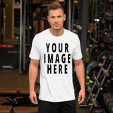 Custom Full Color T-Shirt With Your Image 12+ Colors to Choose From