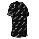 #DJLIFE Black All Over Print T-Shirt
