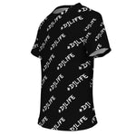#DJLIFE Black All Over Print T-Shirt