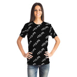 #DJLIFE Black All Over Print T-Shirt
