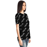 Black #DJLIFE All Over Print Pocket T-Shirt