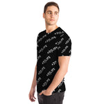 #DJLIFE Black All Over Print T-Shirt