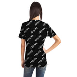 Black #DJLIFE All Over Print Pocket T-Shirt