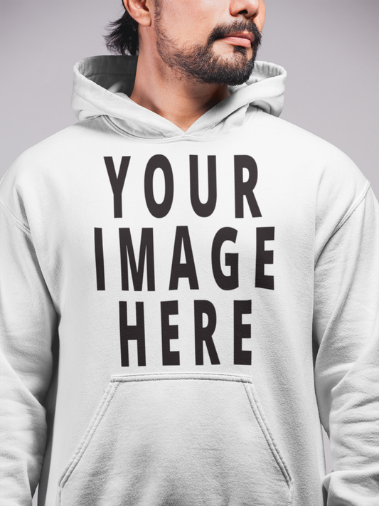 Custom Full Color Hoodie With Your Image 6+ Colors to Choose from