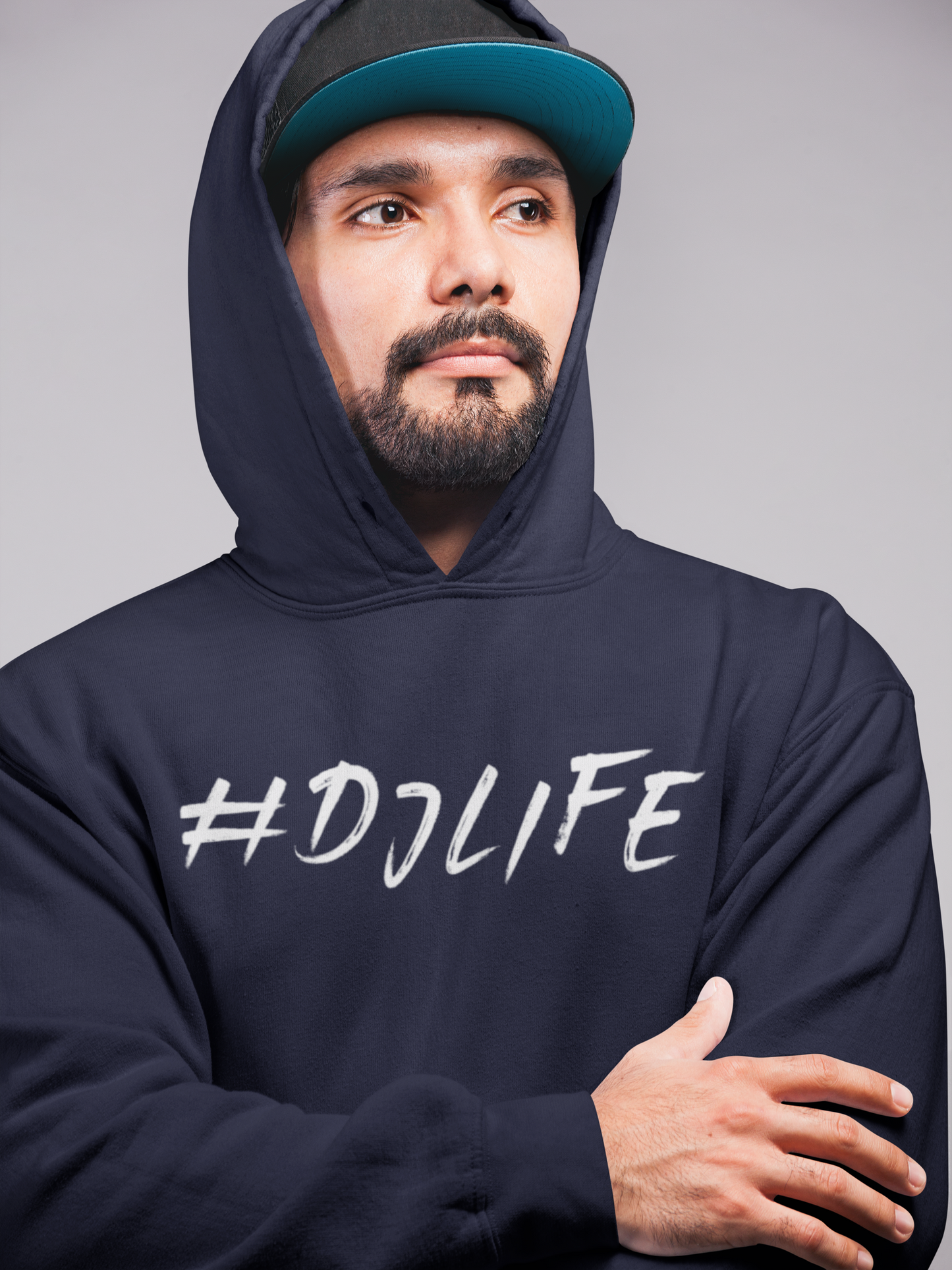 #DJLIFE Brush Style Hoodie