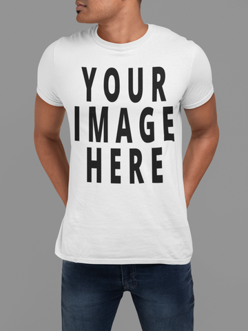 Custom Full Color T-Shirt With Your Image 12+ Colors to Choose From