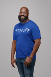 Brush Style #DJLIFE T-Shirt White Letters